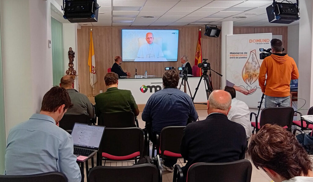 Un momento de la presentación del Domund