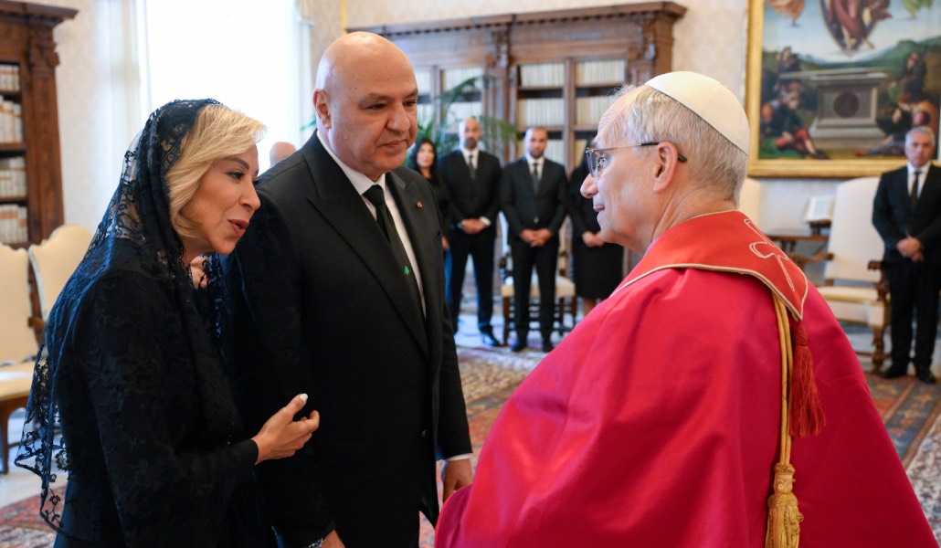 El Papa recibió en junio al presidente del Líbano, Joseph Aoun. Volverán a verse en su primer viaje apostólico.