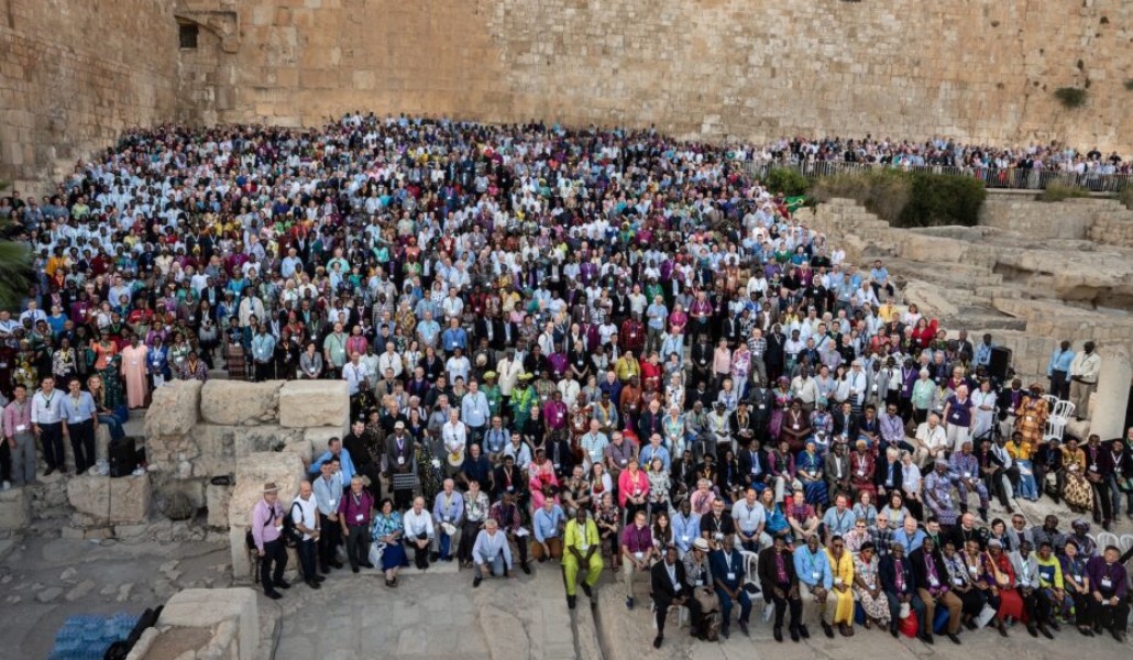Foto de familia de la Conferencia de Jerusalén en 2008. Foto: GAFCON.