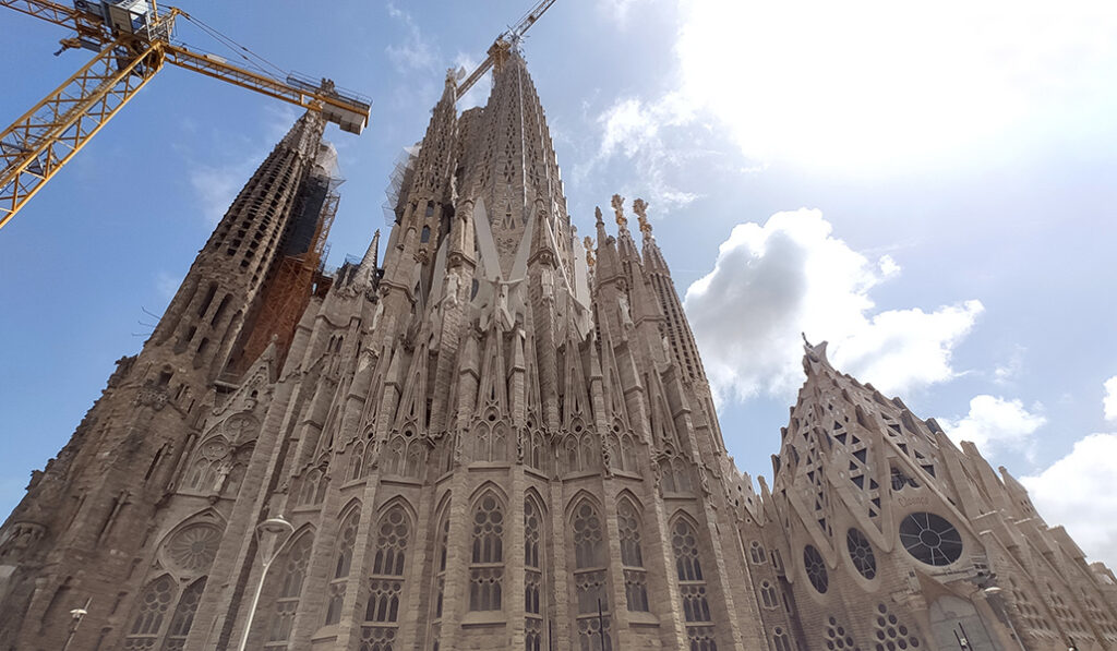 Exterior de la Sagrada Familia