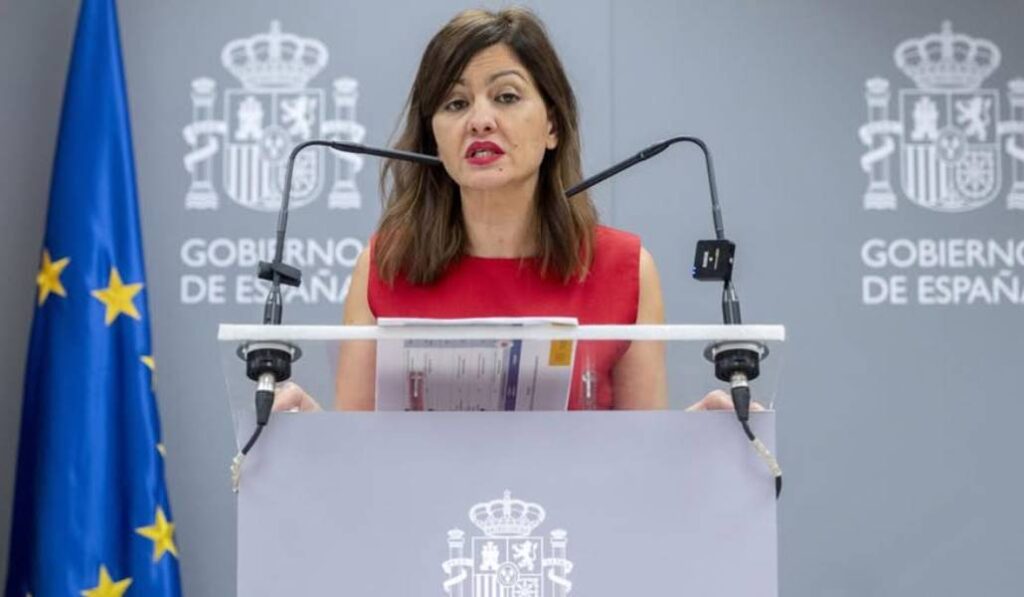 La ministra Sira Rego.