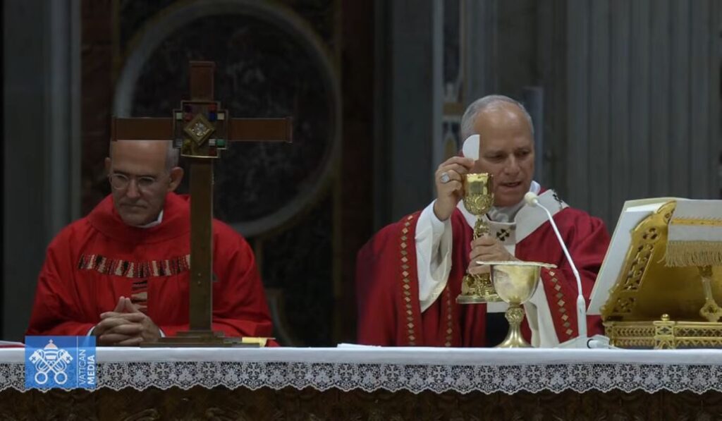 León XIV con José Tolentino de Mendonça, cardenal, poeta y prefecto del Dicasterio para la Cultura y la Educación