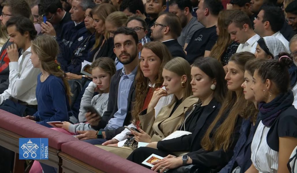 Alumnos de universidades pontificias en el Jubileo del Mundo Educativo.