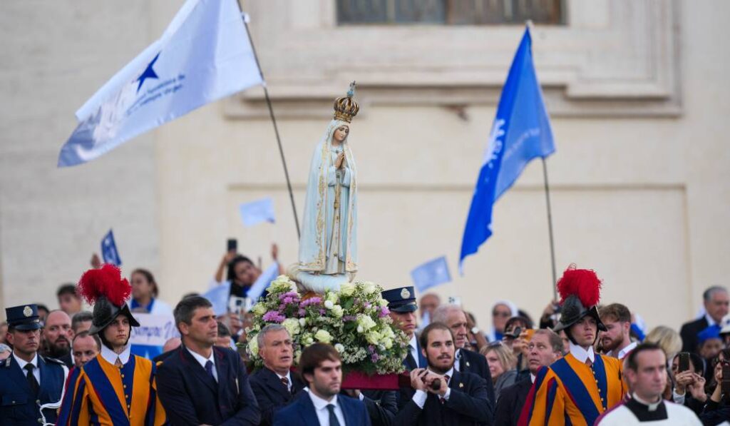 Los peregrinos al Jubileo de la Espiritualidad Mariana