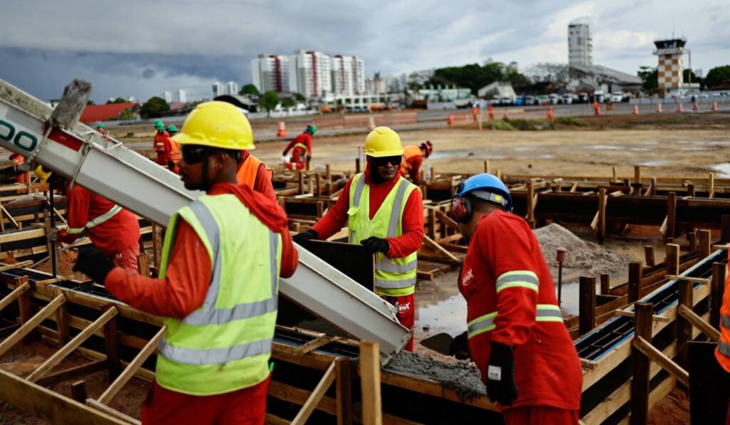 Una obra en Brasil en 2023