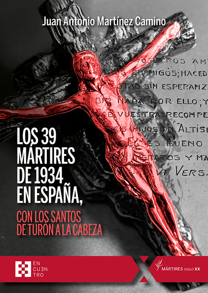 Portada de 'Los 39 mártires de 1934 en España'