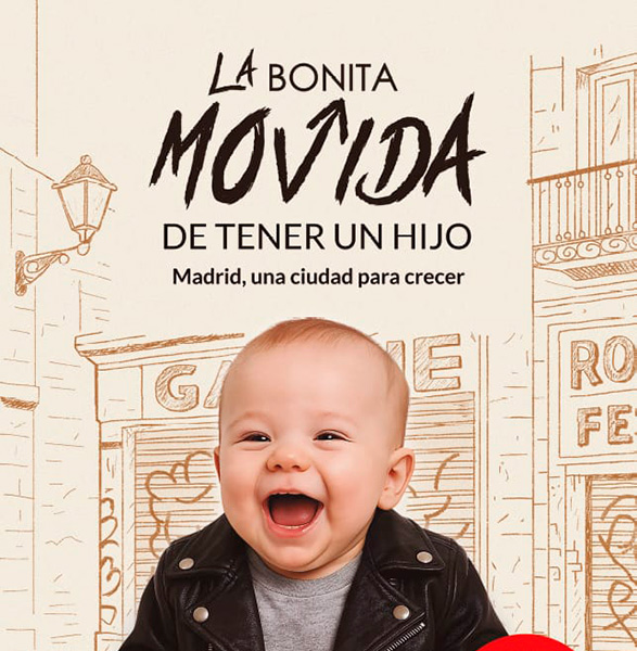 Detalle del cartel de la campaña informativa 'La bonita movida de tener un hijo'