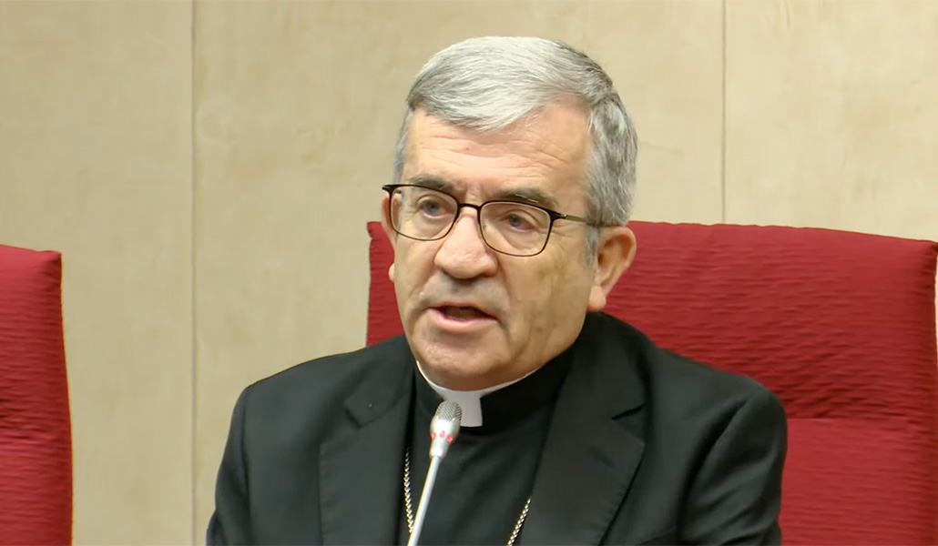 Luis Argüello durante la Asamblea Plenaria de la CEE.