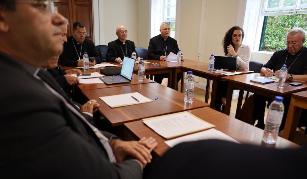 Un momento de la reunión.