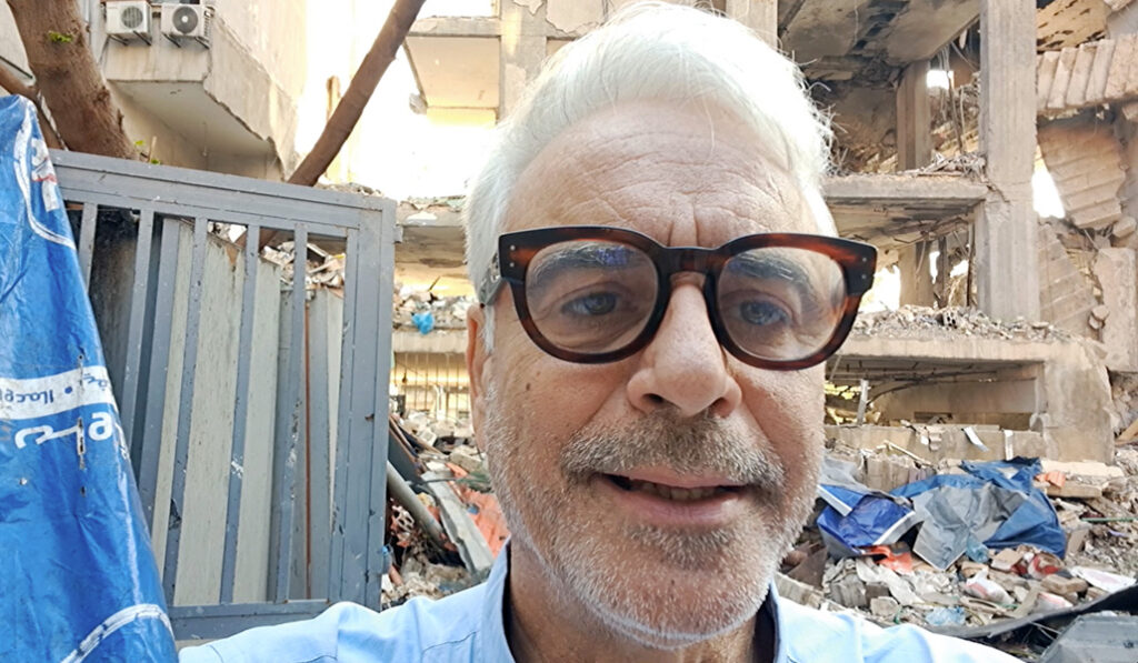 Fernando de Haro en Dahieh, barrio de Beirut controlado por Hizbulá donde fue detenido.