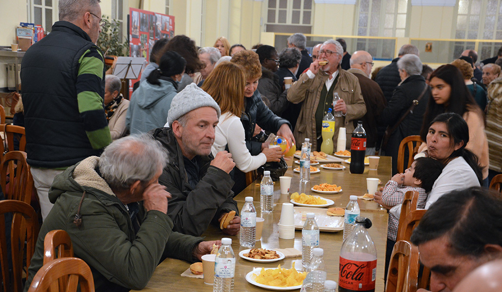 Encuentro con pobres en el año 2023.