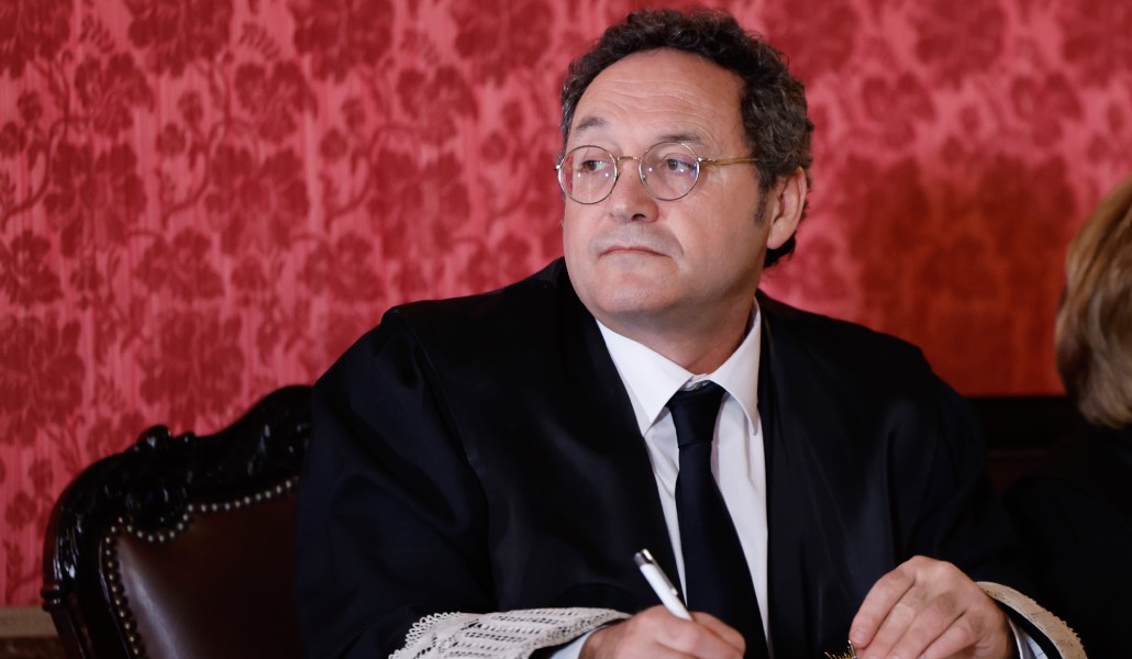 El fiscal general del Estado, Garcia Ortiz durante la sesión del lunes en el Tribunal Supremo.