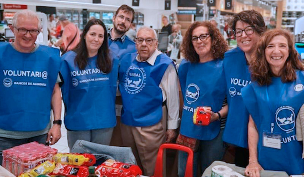 Voluntarios en la Gran Recogida.