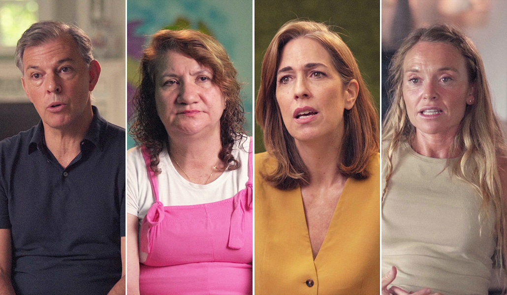 Un hombre y tres mujeres afectados por el aborto son los protagonistas del documental.