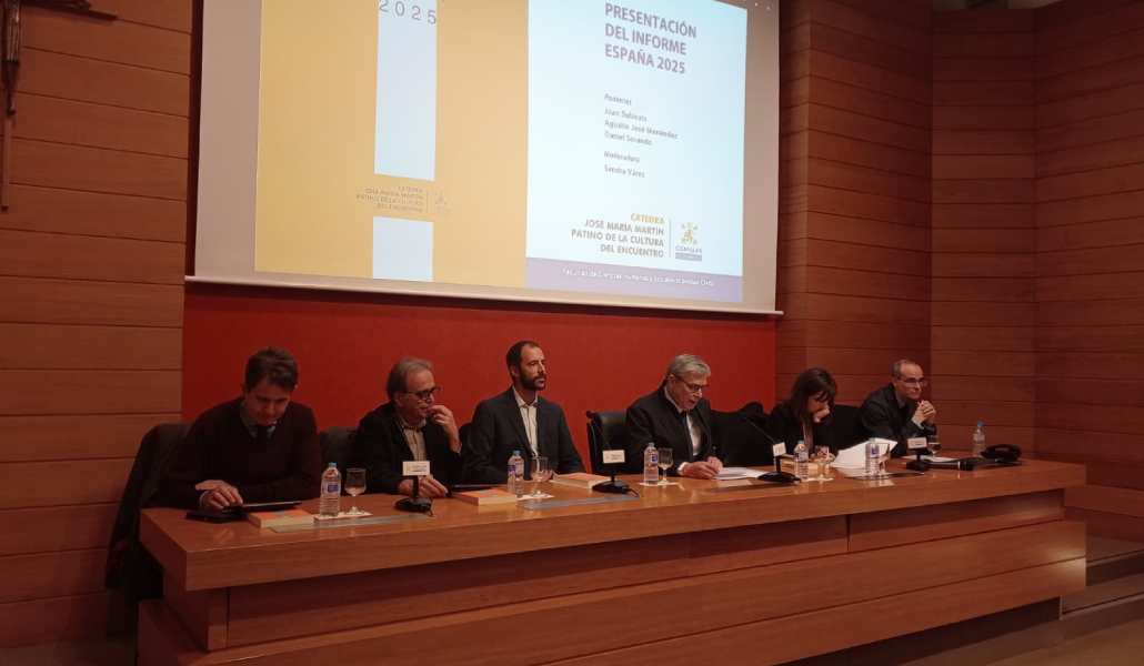 Un momento de la presentación del Informe España 2025.