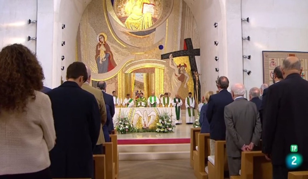 Un momento de la celebración. Foto: La 2.