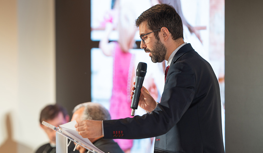 Albalad en la Fundación Pablo VI.