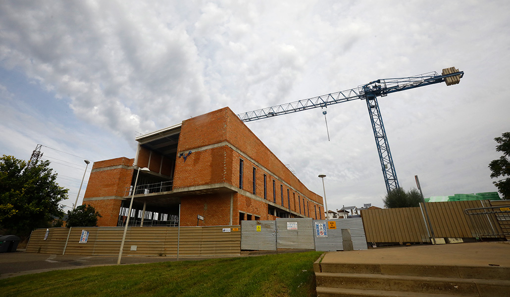 Foto de recurso de un edificio en construcción