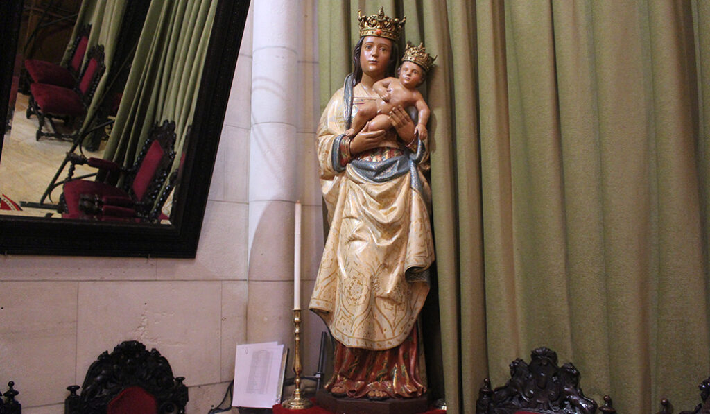 Copia de resina en una sacristía de la catedral.