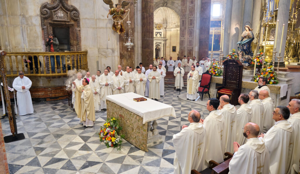 Un momento de la celebración.