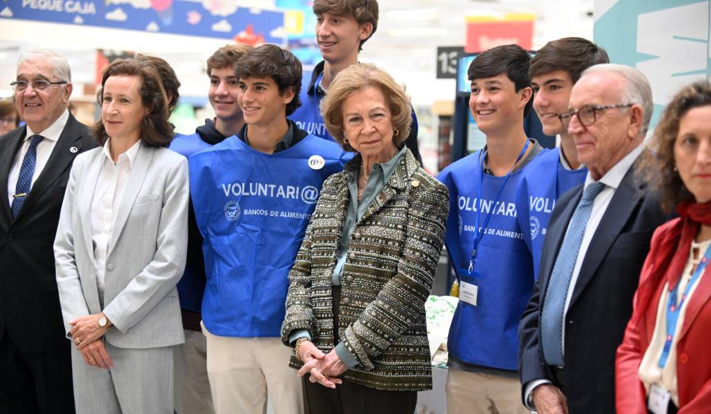 Doña Sofía abra la campaña de este año. Foto: José Oliva ( Europa Press.