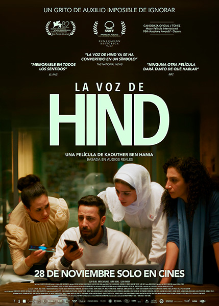 Cartel de 'La voz de Hind'