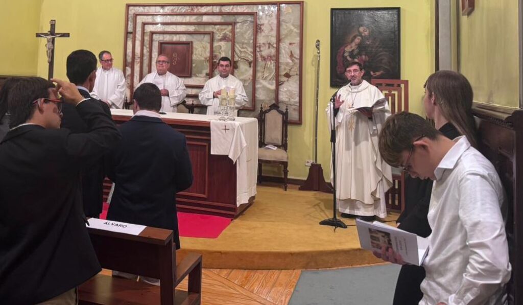 La celebración ha tenido lugar en la capilla de Casa San Justo.