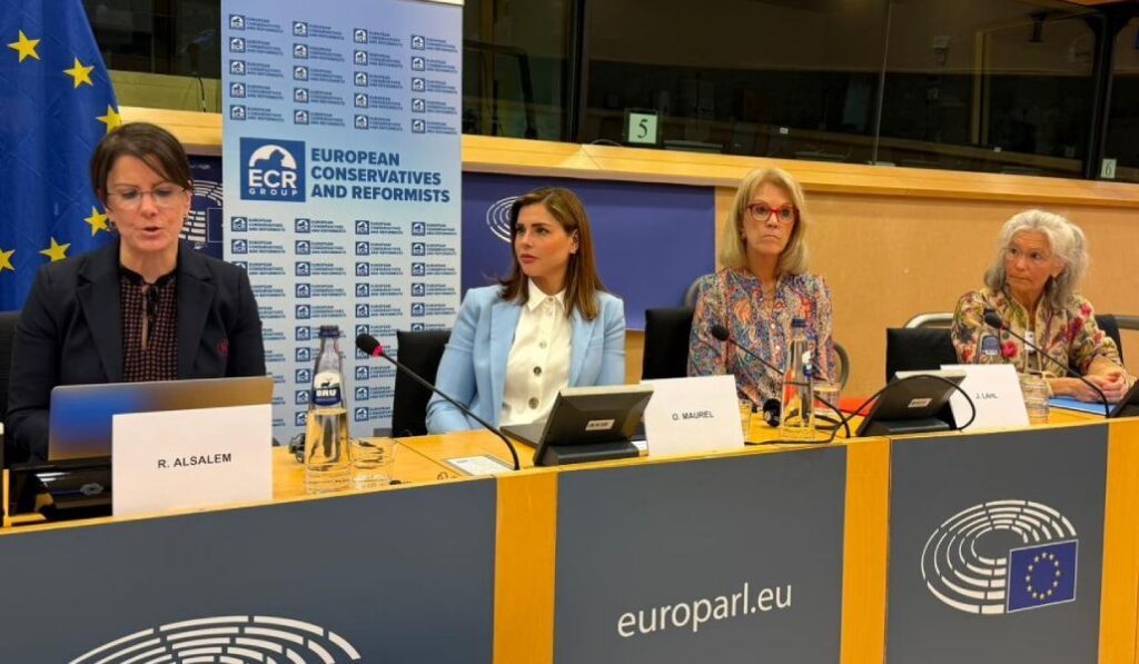 Una conferencia contra la gestación subrogada en el Parlamento Europeo el pasado 19 de noviembre.