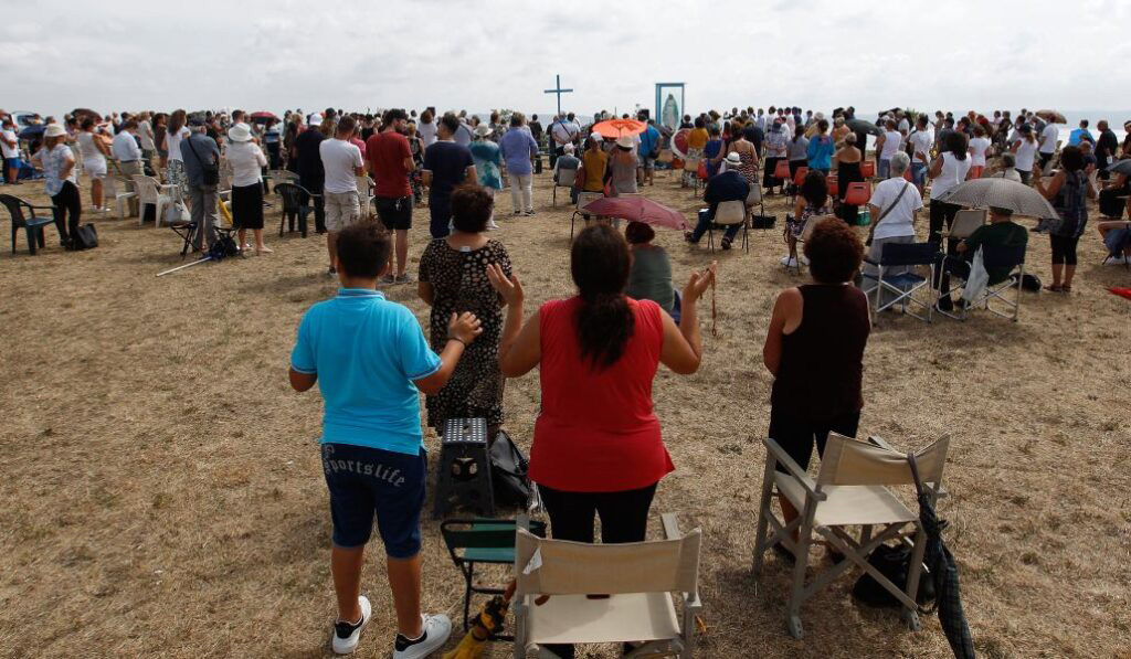 Los devotos peregrinaban a Trevignano los días 3 de cada mes.
