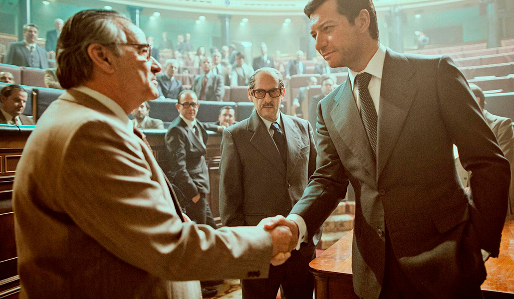 Los tres protagonistas en el Congreso de los Diputados.