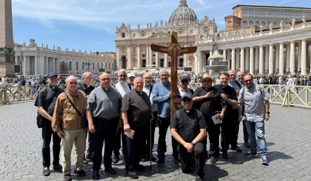 Participantes en un curso de actualización sacerdotal. Foto: Pontificio Colegio Español de Roma.