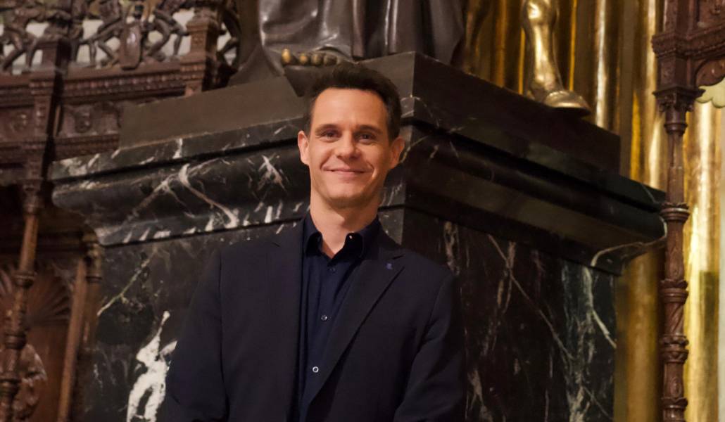 Christian Gálvez presenta la figura de san Lucas en su nuevo libro. Foto cedida por el autor.