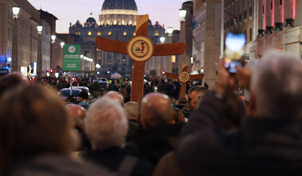 La peregrinación a San Pedro.