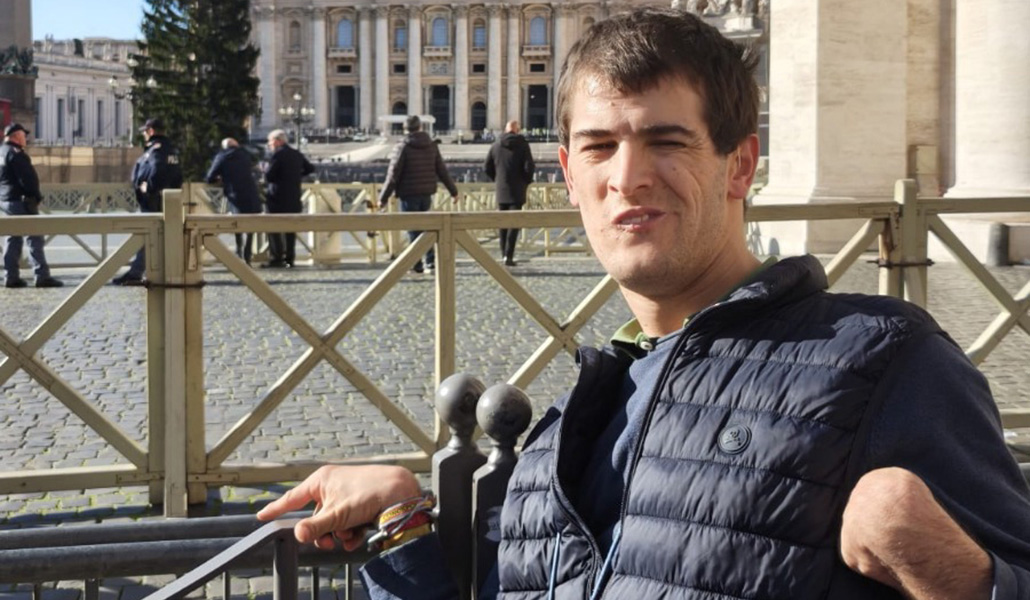 Encío, que vive en San Sebastián, visitó Roma hace dos semanas.