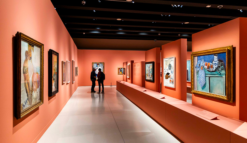 Vista de una sala de la exposición