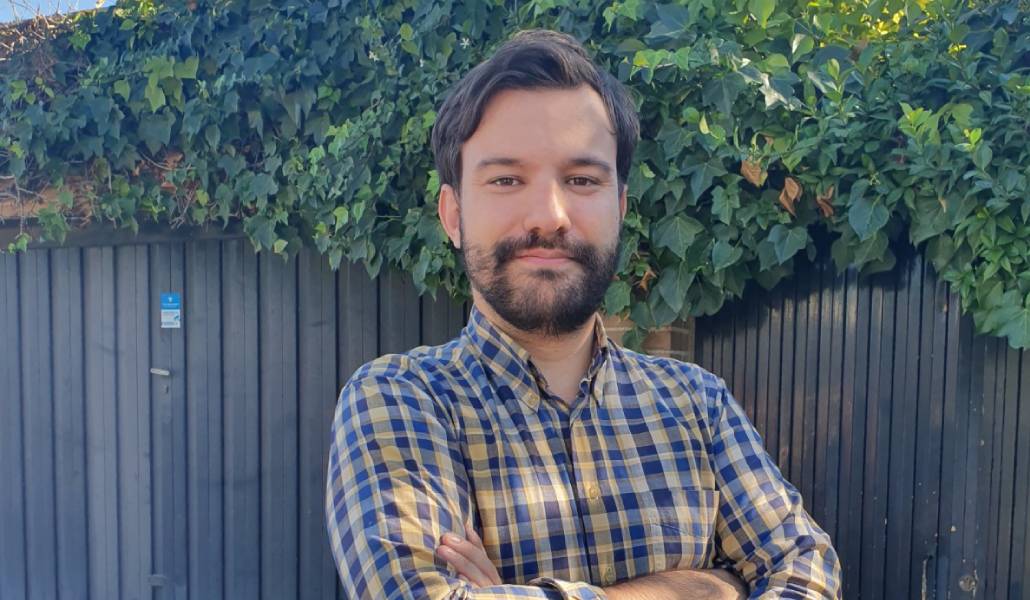 Pablo Delgado, el joven detrás del proyecto. Foto cedida.