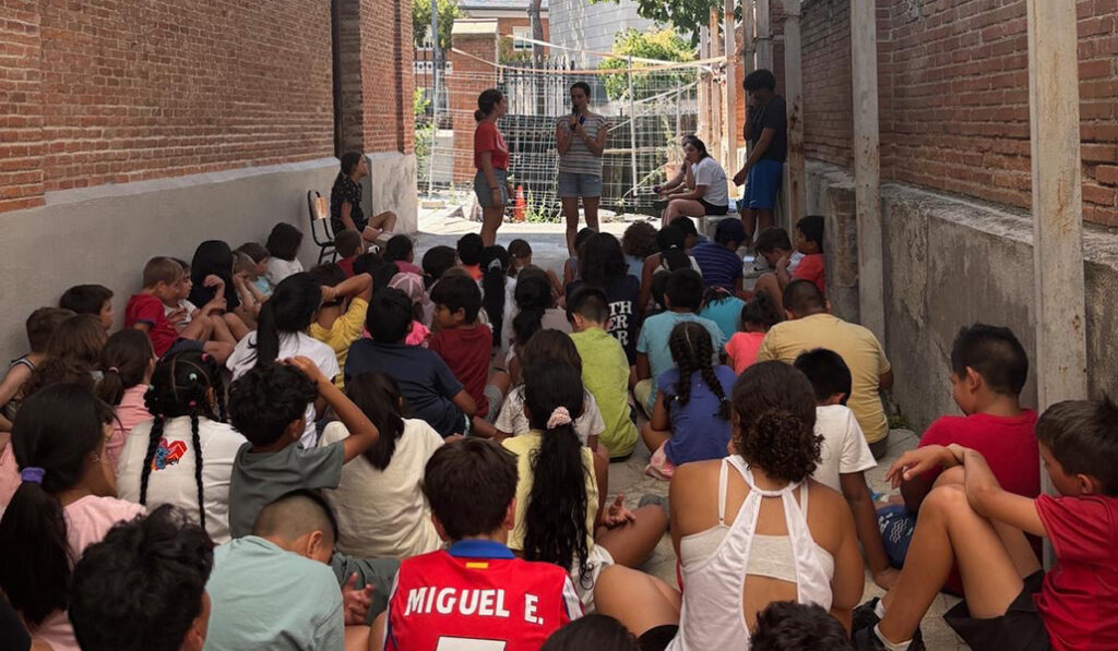 Campamento urbano de verano para los más jóvenes.