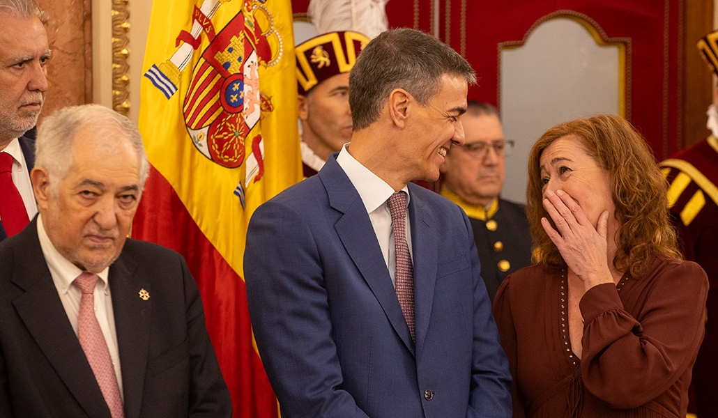 Pedro Sánchez y Francina Armengol