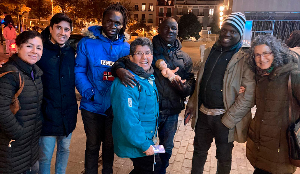 Actividad navideña del proyecto Educadores de Calle el año pasado.