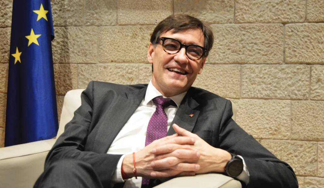 El presidente de la Generalitat durante la conversación con RD. Foto: Religión Digital.