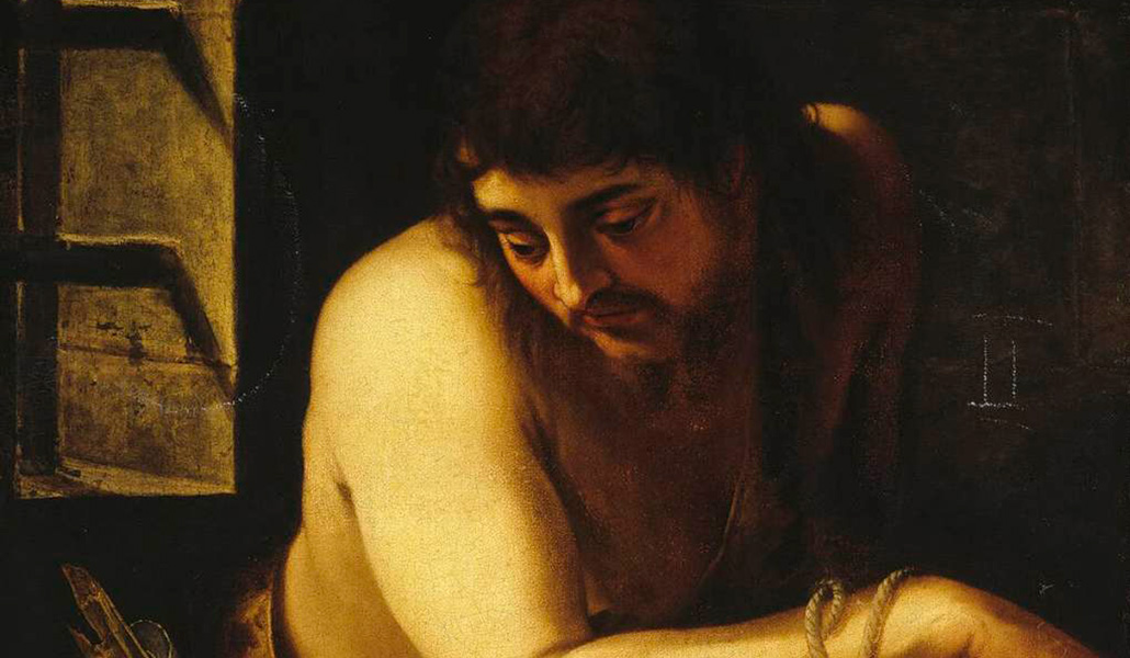 'San Juan Bautista en prisión' (detalle). Juan Fernández de Navarrete. Museo del Hermitage, San Petersburgo (Rusia).