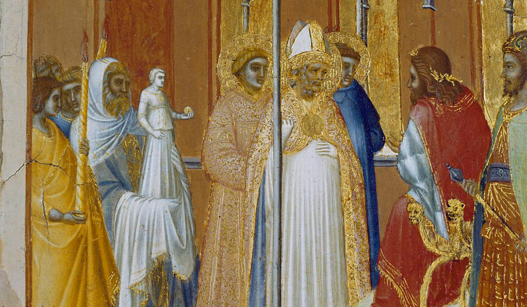 'Sabino ante el gobernador Venustiano', de Duccio di Buoninsegna.