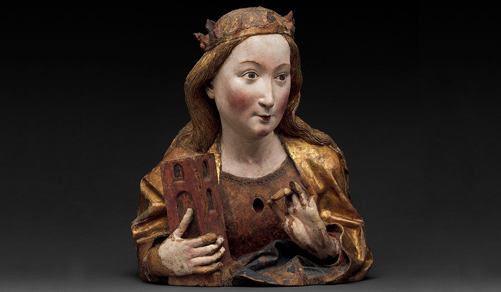 Relicario de santa Bárbara, de Nikolaus Gerhaert. Met, Nueva York.