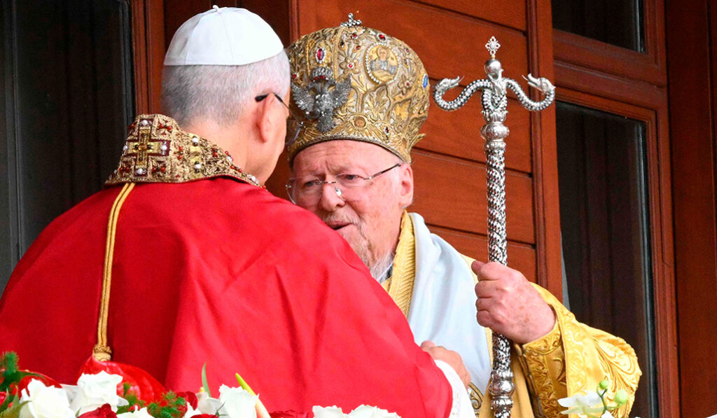 Con Bartolomé en la iglesia de San Jorge el 30 de noviembre.