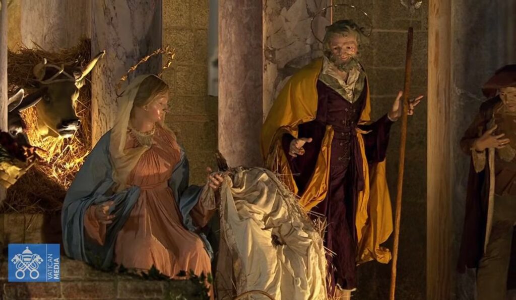 El belén de la plaza de San Pedro.