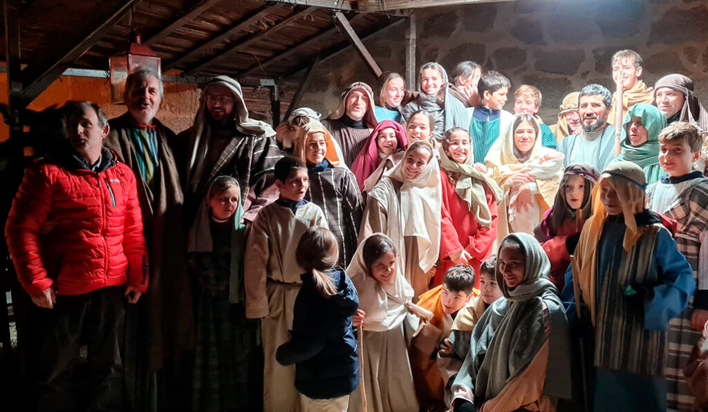 250 personas, entre actores y ayudantes, conforman el belén de Colmenar Viejo.