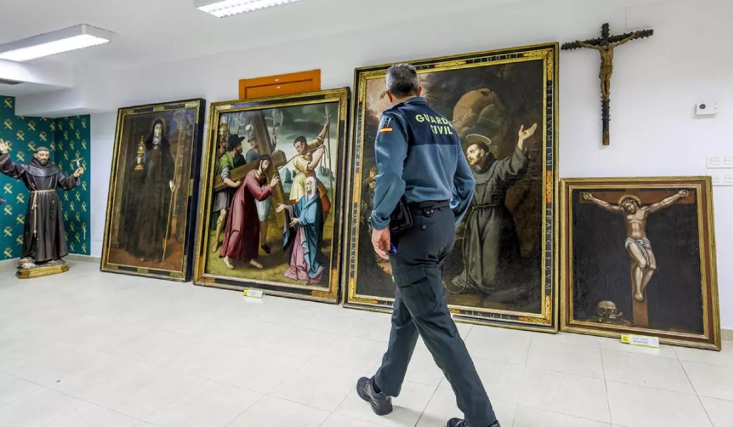 Piezas recuperadas en Orduña procedente del monasterio de Belorado.