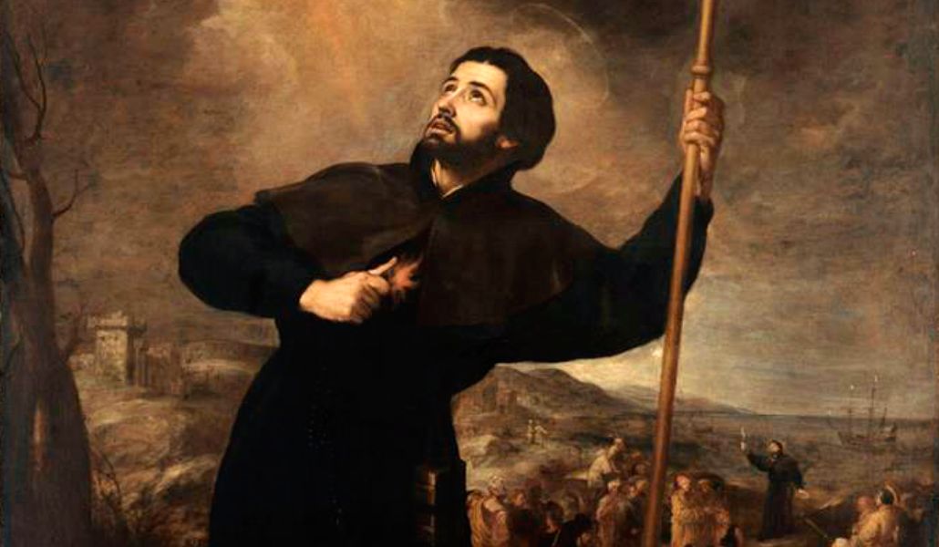 Francisco Javier, por Bartolomé Esteban Murillo en un óleo sobre tela 1670.