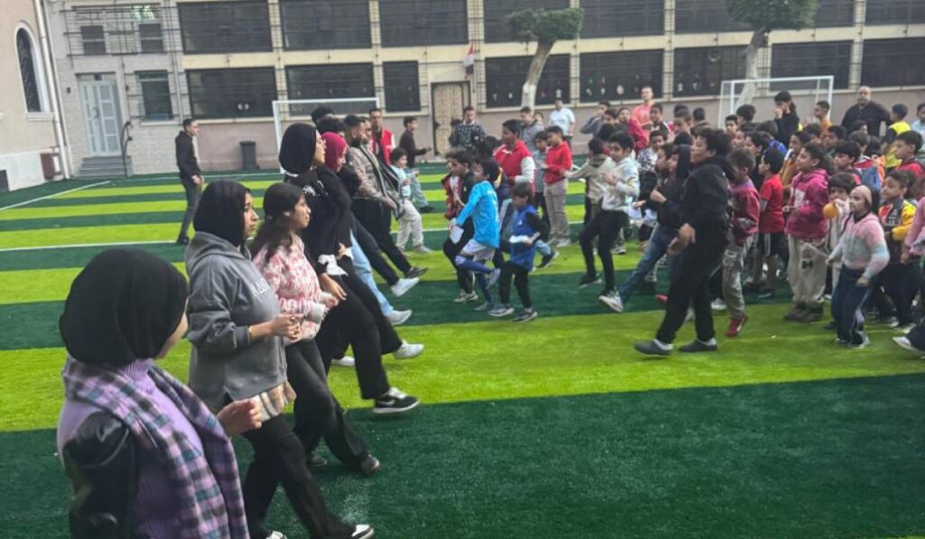 Actividad en el centro juvenil para chicos musulmanes en Egipto. Foto: Alejandro León.