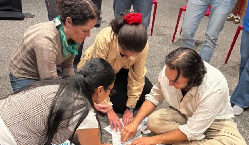 Taller de resolución de conflictos organizado por el Diálogo Nacional por la Paz. Foto: DNP.